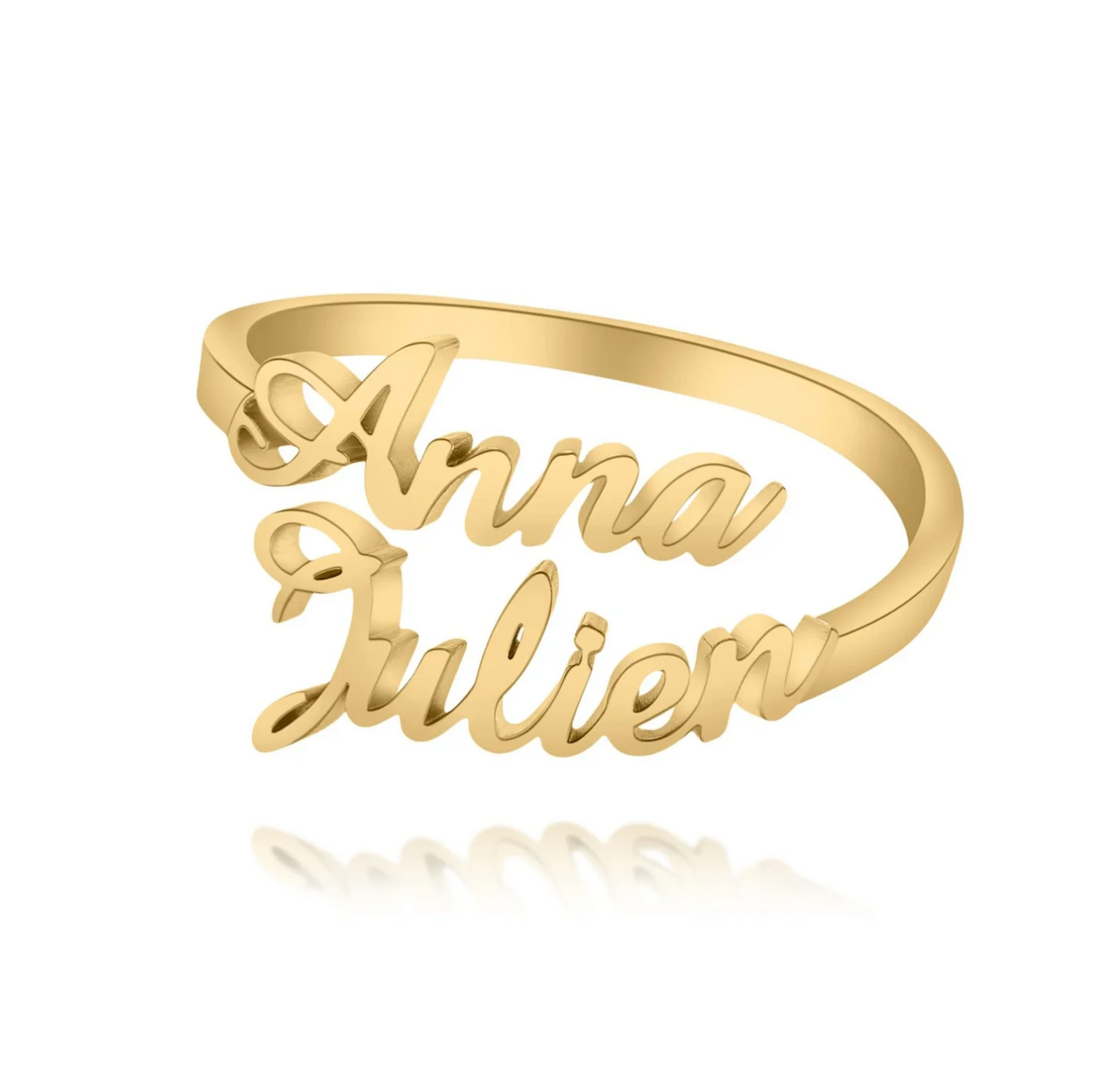 Bague Deux Prénoms Personnalisée