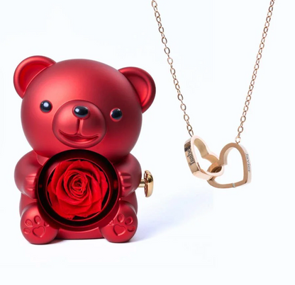 Ours Éternel & Collier Personnalisé