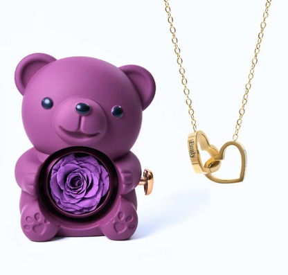 Ours Éternel & Collier Personnalisé