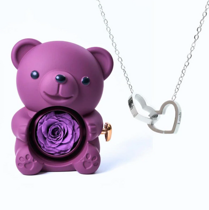Ours Éternel & Collier Personnalisé
