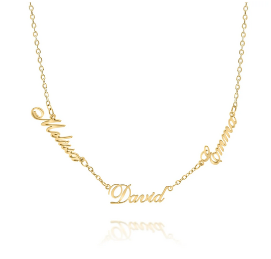 Collier Personnalisé Plusieurs Prénoms
