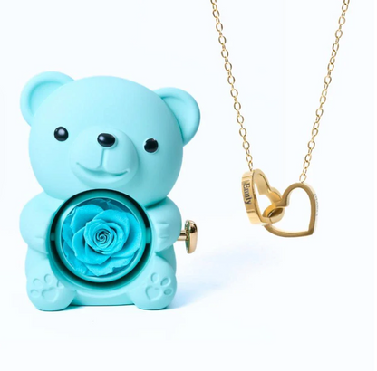 Ours Éternel & Collier Personnalisé