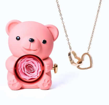 Ours Éternel & Collier Personnalisé